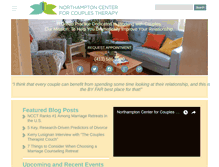 Tablet Screenshot of northamptoncouplestherapy.com